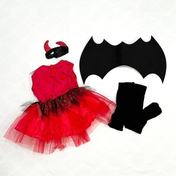 Rubies Opus Collection Little Devil Infant Toddler 4pc Halloween Cosplay Costume - Picture 7 of 10